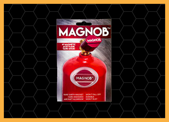 Magnob Magnetic Acetylene Tank Knob Rare Earth Magnet HVAC Torch Tool Braze Weld 